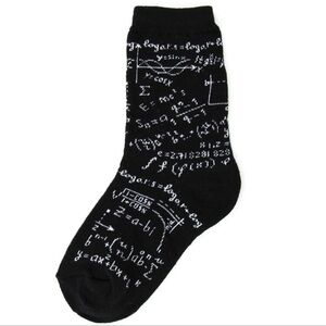 NWT Math Equation socks for kids!
